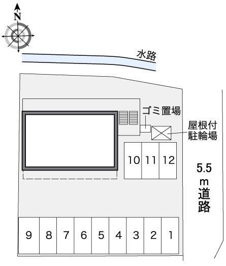 ヴィラソーレ(37183)の駐車配置図