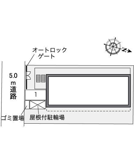 アクトⅡ(35052)の駐車配置図