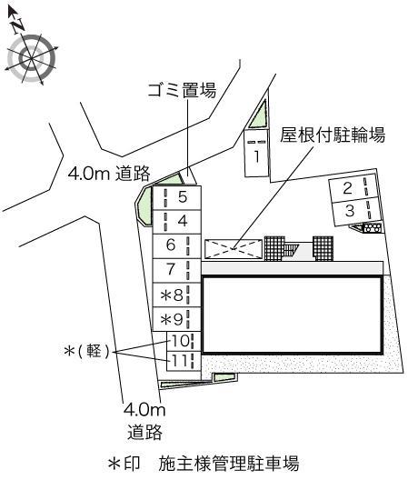 チェリーブロッサム(48150)の駐車配置図