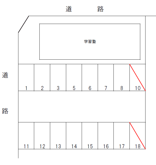 MYパーキングⅡの駐車配置図