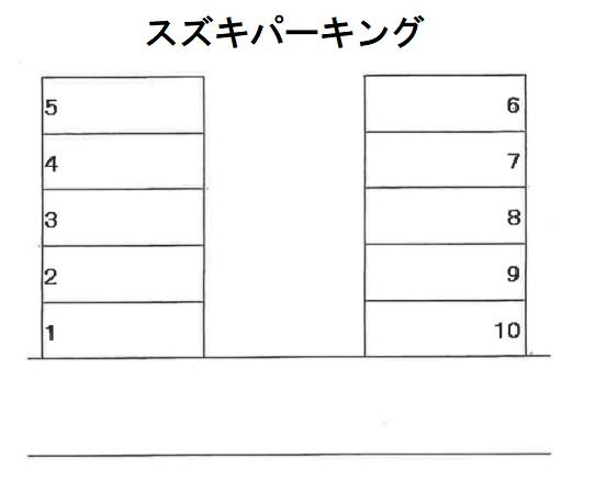 スズキパーキングの駐車配置図