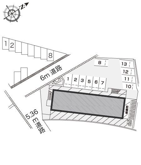 マーガレット(11546)の駐車配置図