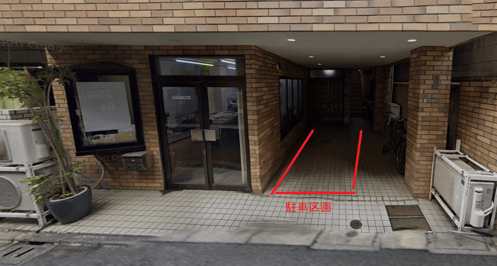 Ｋ＆Ｔビル駐車場の駐車配置図