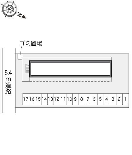 ミラノ(11917)の駐車配置図