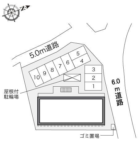 ライヴリー(33433)の駐車配置図