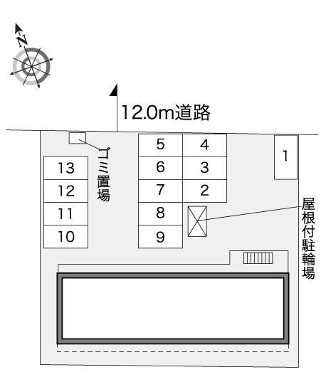 クローバー(30799)の駐車配置図
