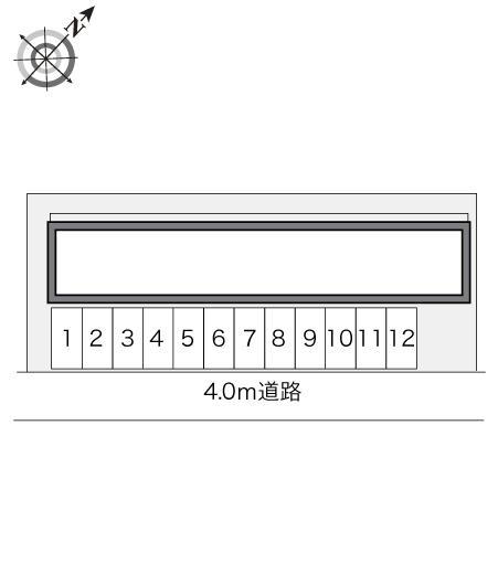 Ｋ．グランスペランザ(22033)の駐車配置図