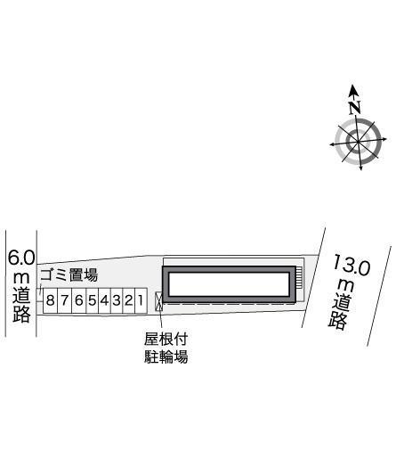 エコテラスいこいの里(36795)の駐車配置図