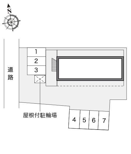 ほうれんそう２号館(11353)の駐車配置図