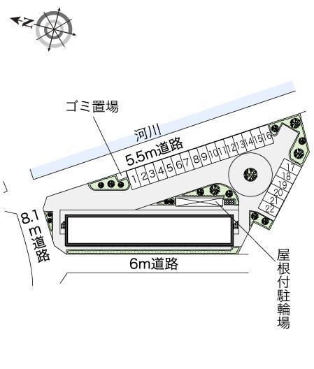 エクセルパートⅥ(17001)の駐車配置図
