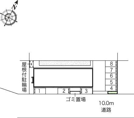 グランデエスパシオ(45446)の駐車配置図