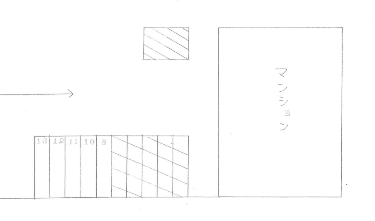 レオパレスⅣの駐車配置図