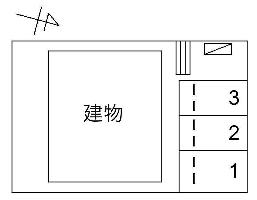 Ｃａｓａ Ｆｅｌｉｃｅの駐車配置図
