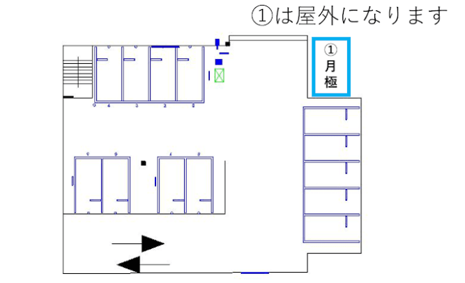知立駅前第２の駐車配置図