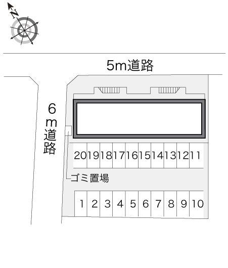 エスパシオ(11861)の駐車配置図