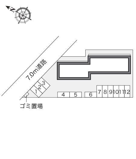 ハーモニー(22369)の駐車配置図