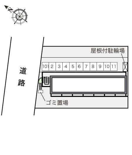 フェリーチェ(14618)の駐車配置図