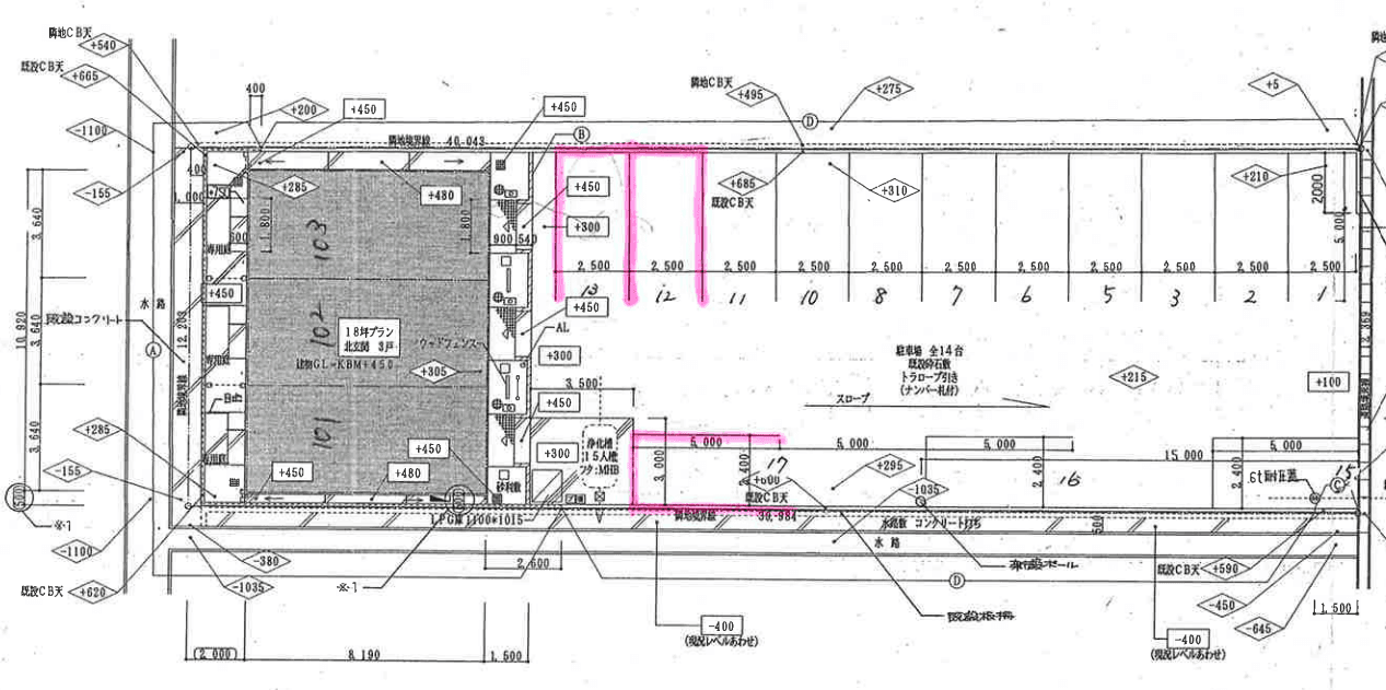 ＳＥＤＯＮＡ Ⅱの駐車配置図