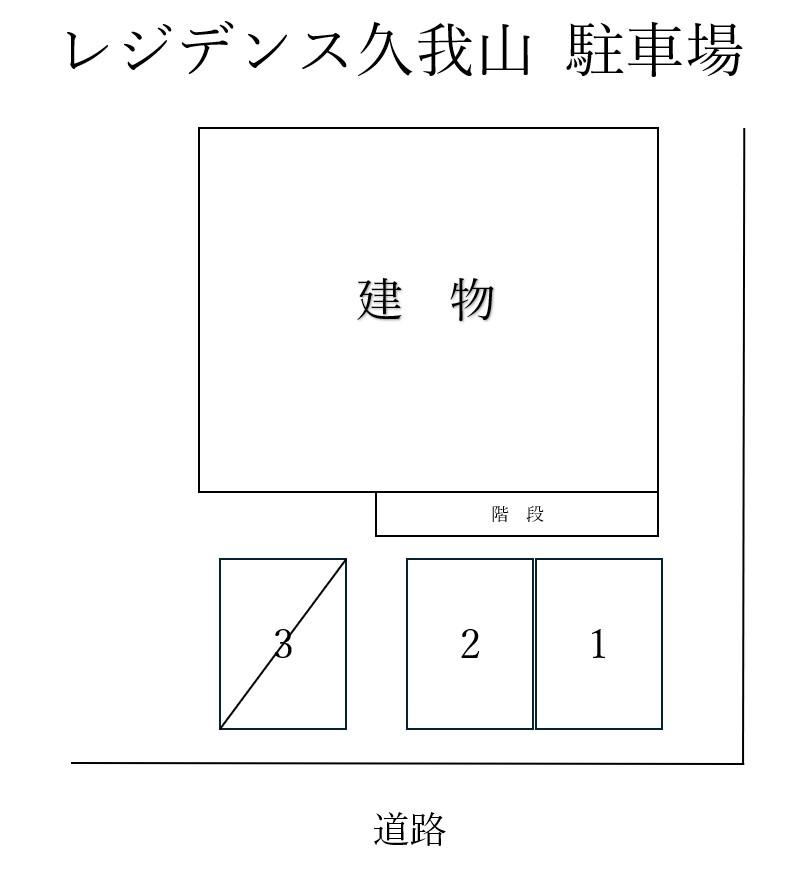レジデンス久我山 駐車場の駐車配置図
