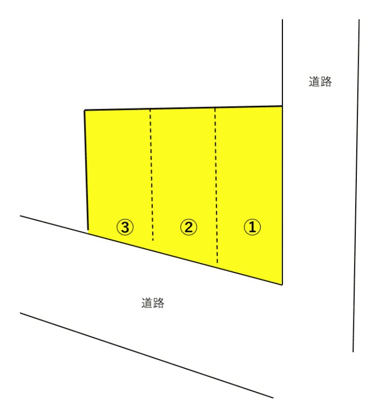 金屋三丁目　松吉パーキングの駐車配置図