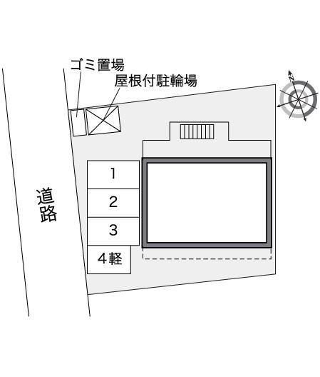 連坊(42224)の駐車配置図