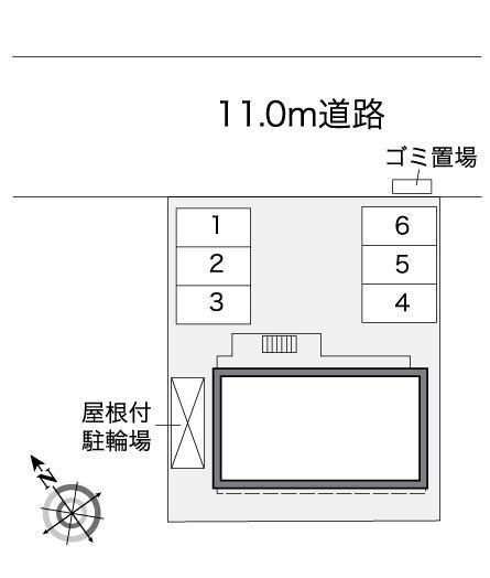 ｍｏａｎａ(26959)の駐車配置図