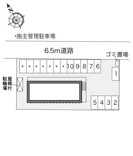エスポワール(32026)の駐車配置図