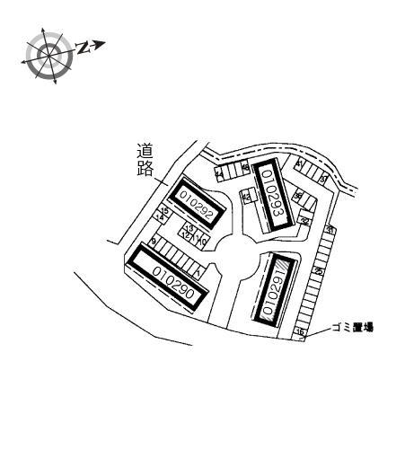 パークハウスイマイＶ２(10291)の駐車配置図