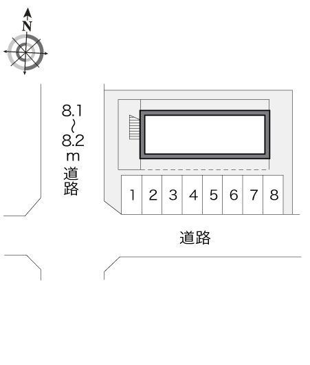 グランディル(12818)の駐車配置図