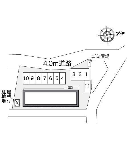 ツインズクレイン(27718)の駐車配置図