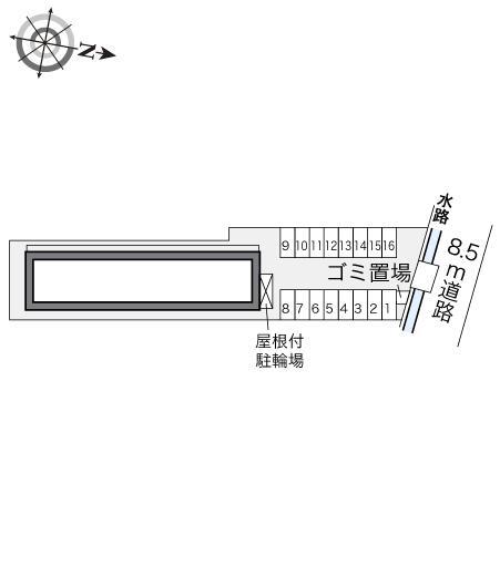 ブールバール　Ⅱ(22912)の駐車配置図