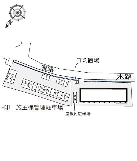 ＯＫＡ(23449)の駐車配置図