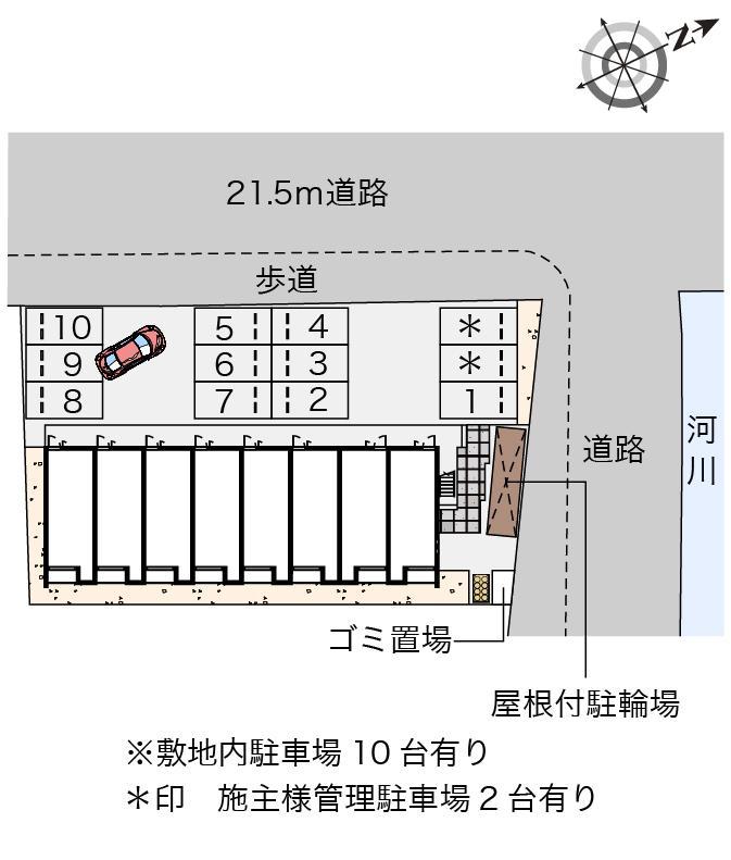 クレイノフェアリー美音(56679)の駐車配置図
