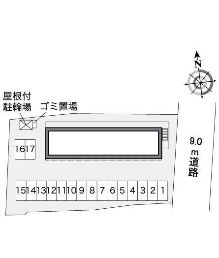 上田乃郷(36266)の駐車配置図