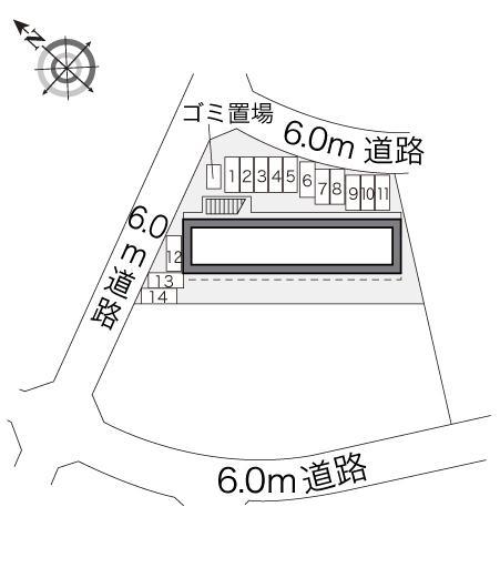 アベニュー(17757)の駐車配置図