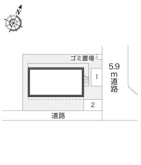サンモール(16595)の駐車配置図