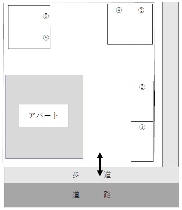 KTパーキングの駐車配置図