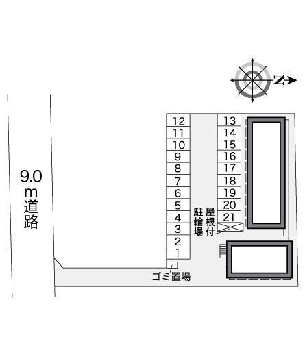 ＹＵＫＩ(25347)の駐車配置図