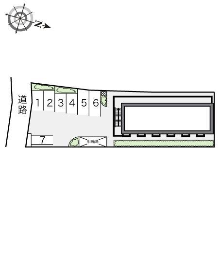 豊中南(14227)の駐車配置図