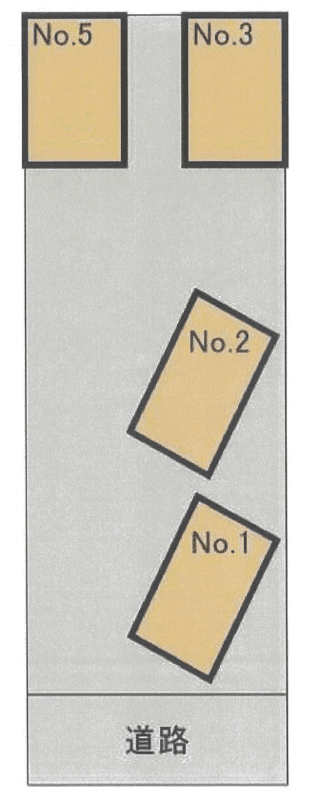 恵庭栄恵町永橋駐車場の駐車配置図