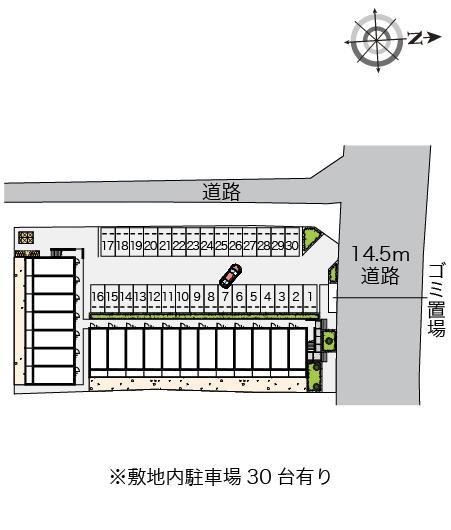 サンティア(55505)の駐車配置図