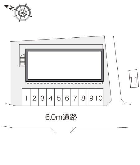 五本松(22916)の駐車配置図