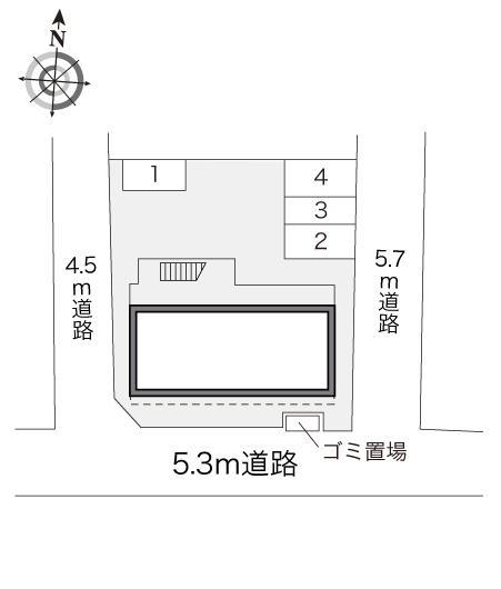 山の手(16677)の駐車配置図