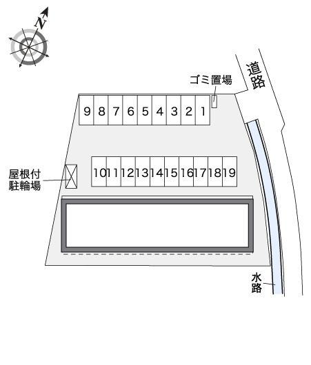 アンクル　サム(32343)の駐車配置図