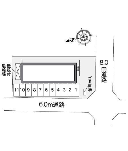 ホクト(27089)の駐車配置図