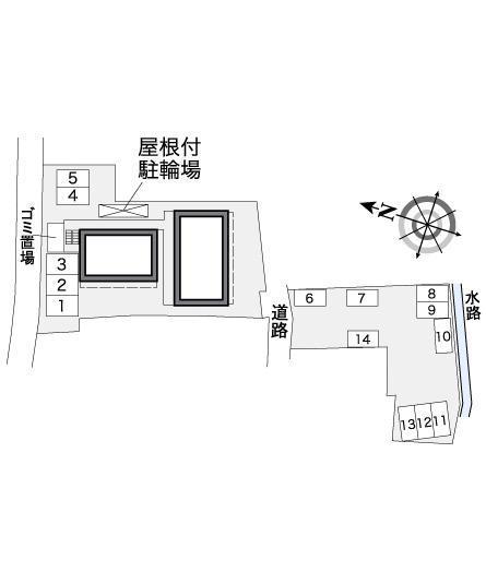 リフレ琴平(37295)の駐車配置図