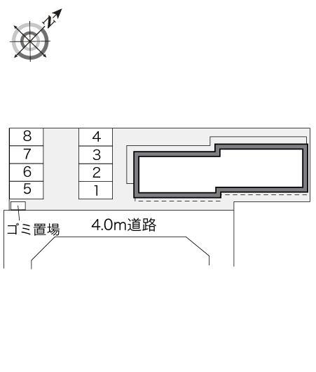 メルベーユ　マスコ(20245)の駐車配置図