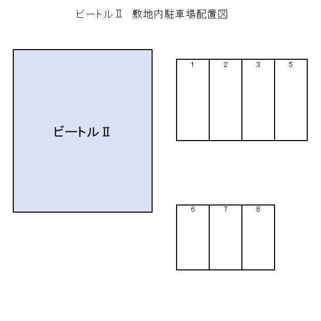 ビートルⅡの駐車配置図