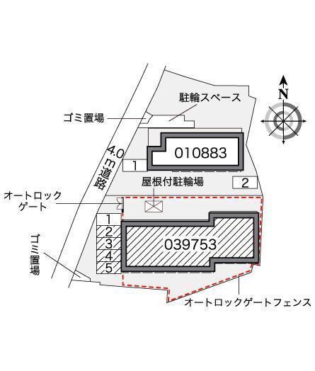 リッチＭ(39753)の駐車配置図