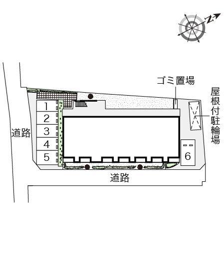 ミランダＢＥＬＬ栄(55968)の駐車配置図